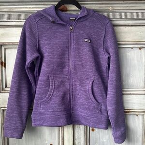 Patagonia Better Sweater  Zip Up Hoodie Women Purple Size S